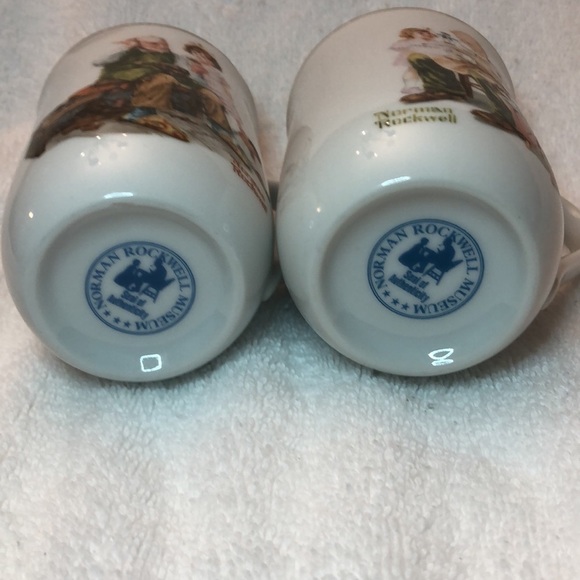 Norman Rockwell pair of coffee mugs toymaker - Picture 6 of 7
